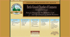 Desktop Screenshot of battlegroundchamber.org