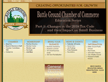 Tablet Screenshot of battlegroundchamber.org